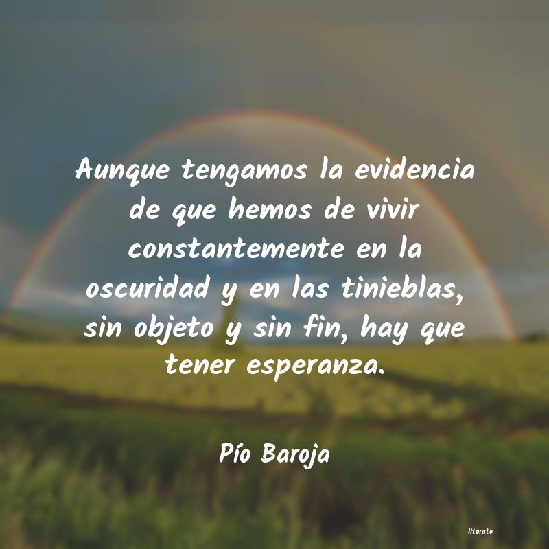 Frases de Pío Baroja