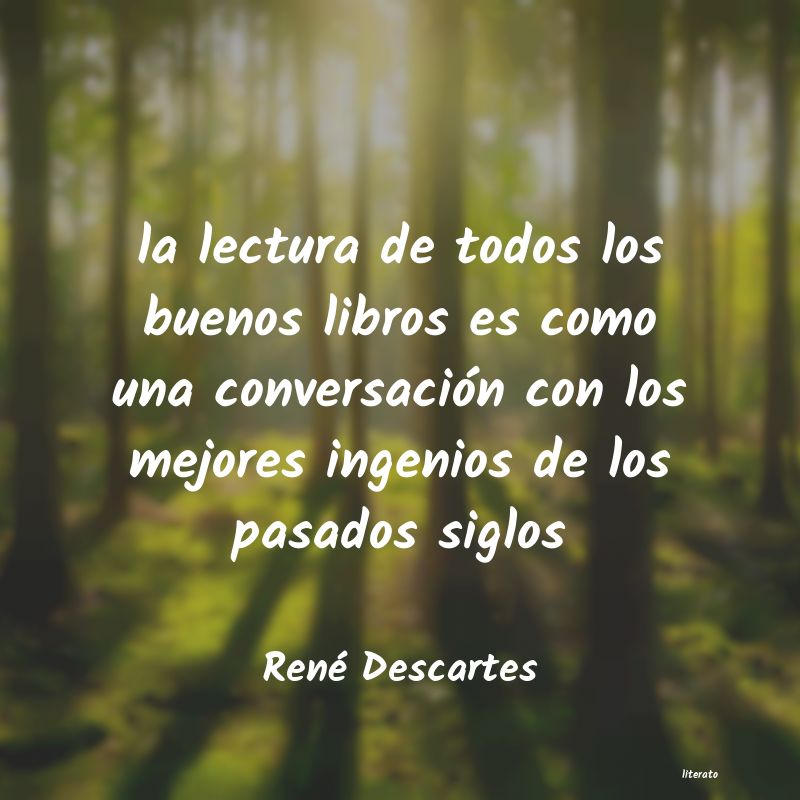 frases de René Descartes