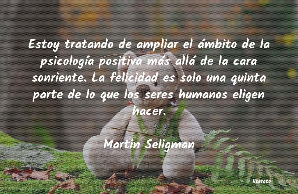 frases de Martin Seligman