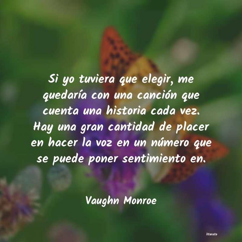 frases de Vaughn Monroe