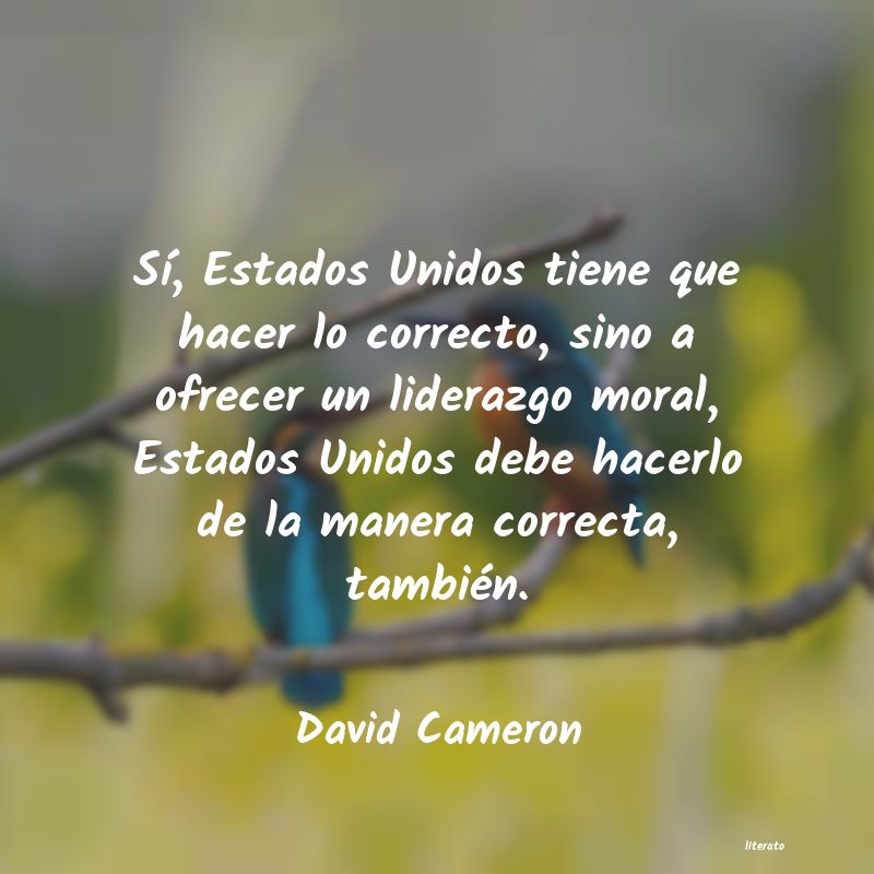 frases de David Cameron