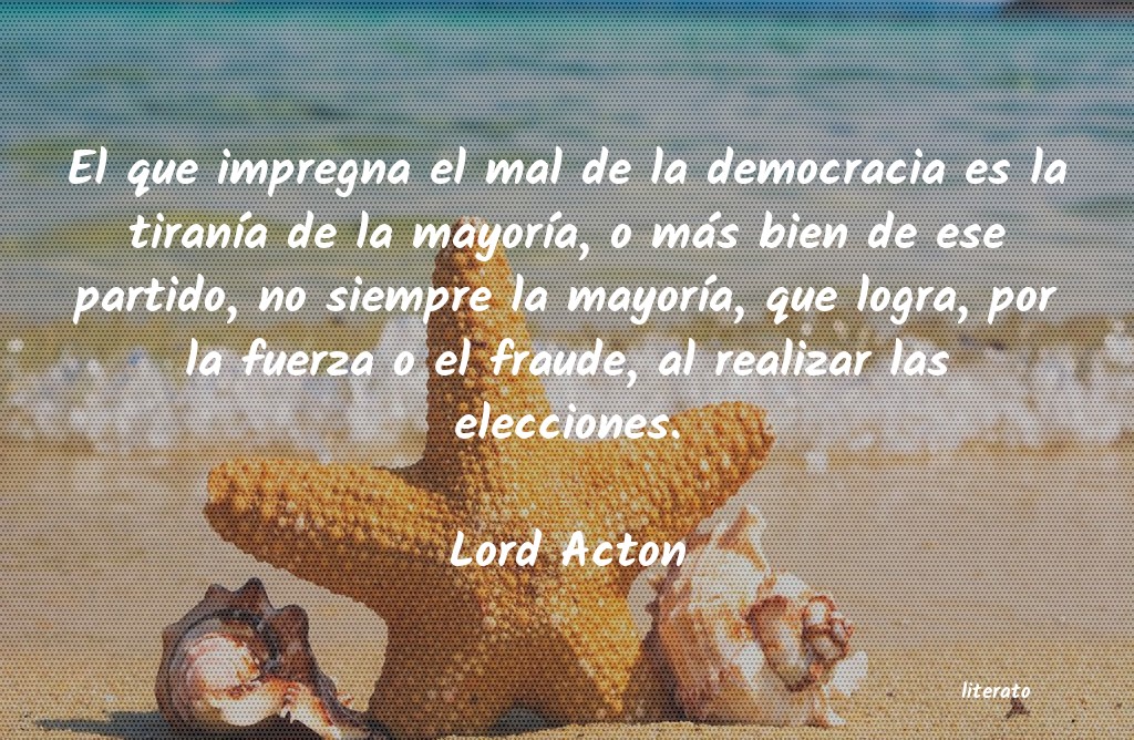 frases de Lord Acton