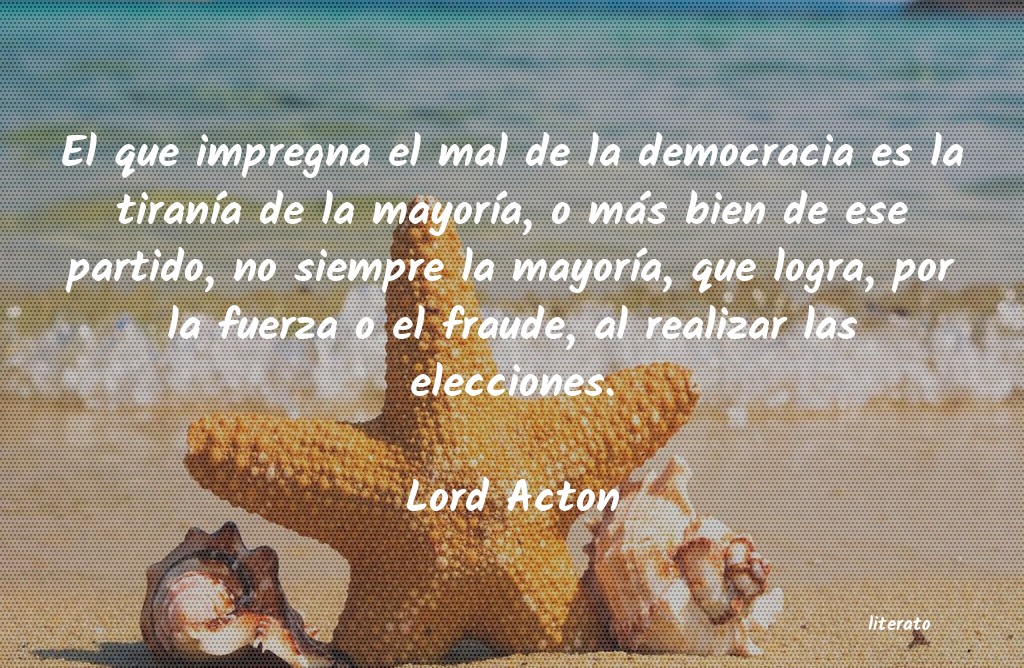 Frases de Lord Acton