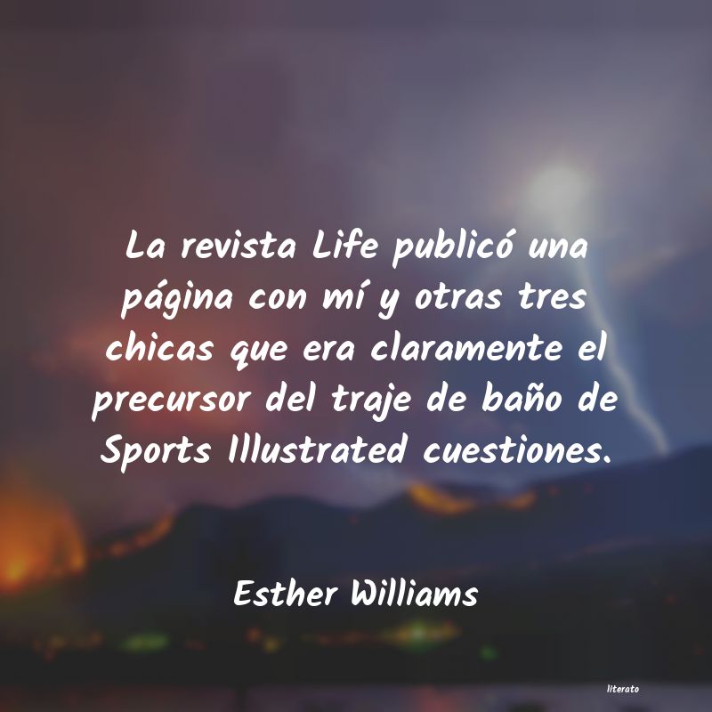 frases de Esther Williams