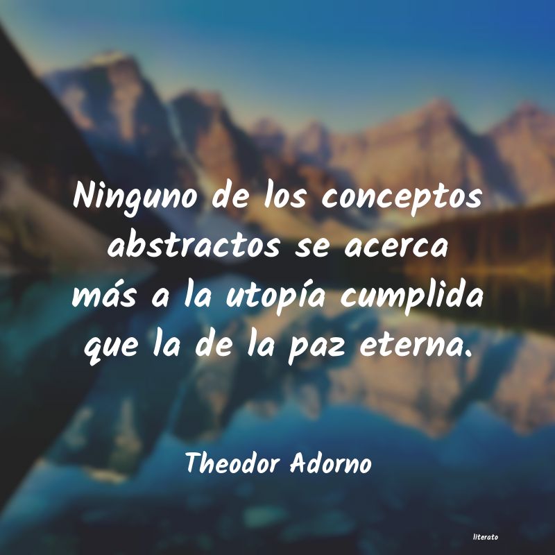 Frases de Theodor Adorno