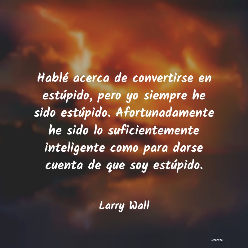 Frases de Larry Wall