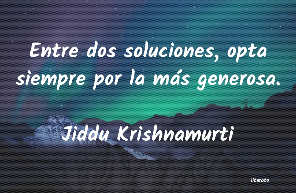 Frases de Jiddu Krishnamurti