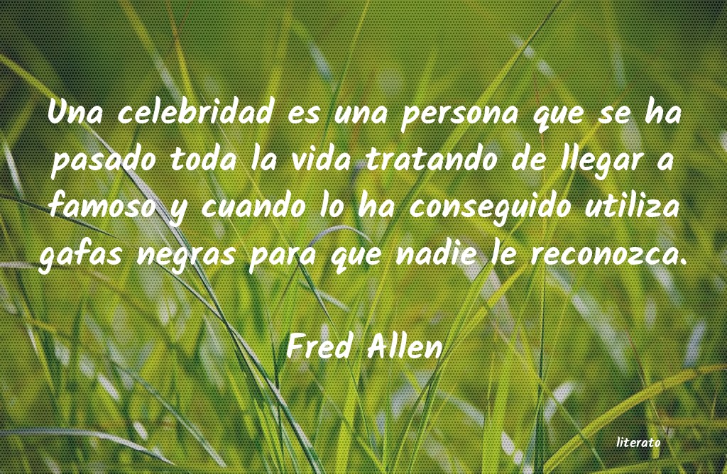 frases de Fred Allen