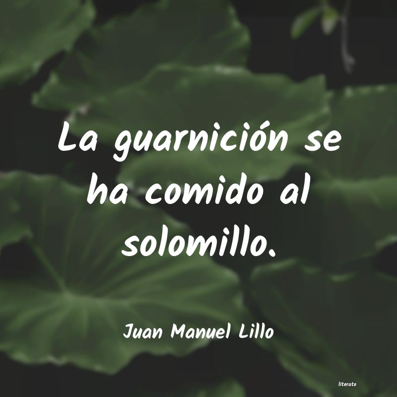 Frases de Juan Manuel Lillo