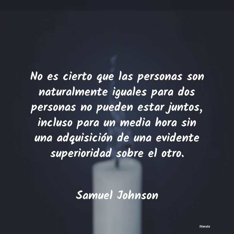 Frases de Samuel Johnson