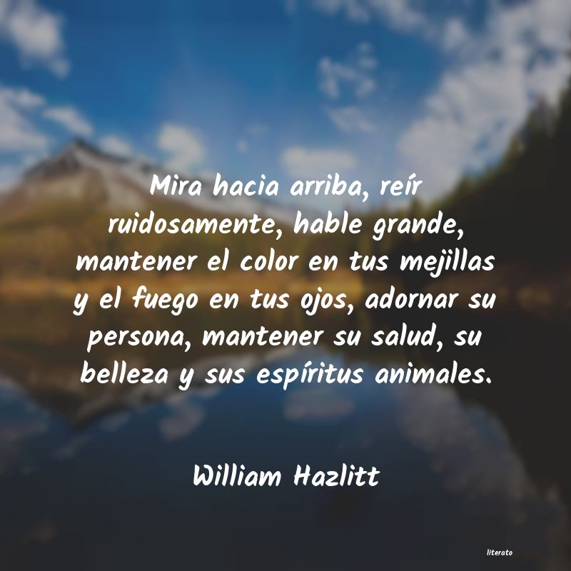 Frases de William Hazlitt