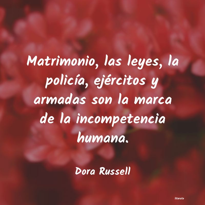 frases de Dora Russell