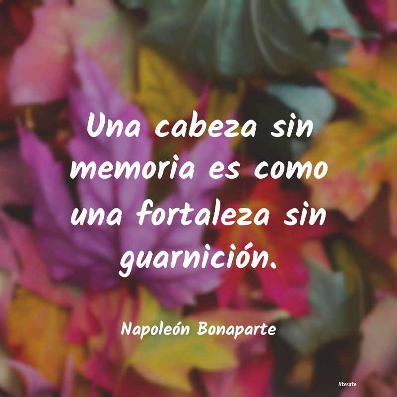 frases de Napoleón Bonaparte