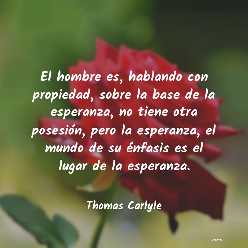 Frases de Thomas Carlyle