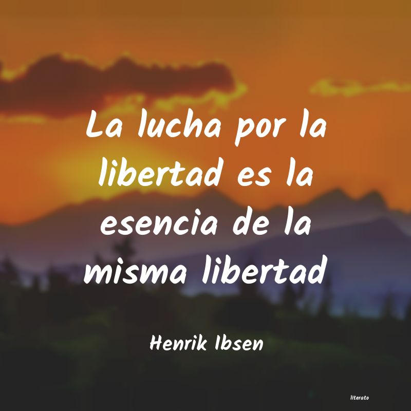 Frases de Henrik Ibsen