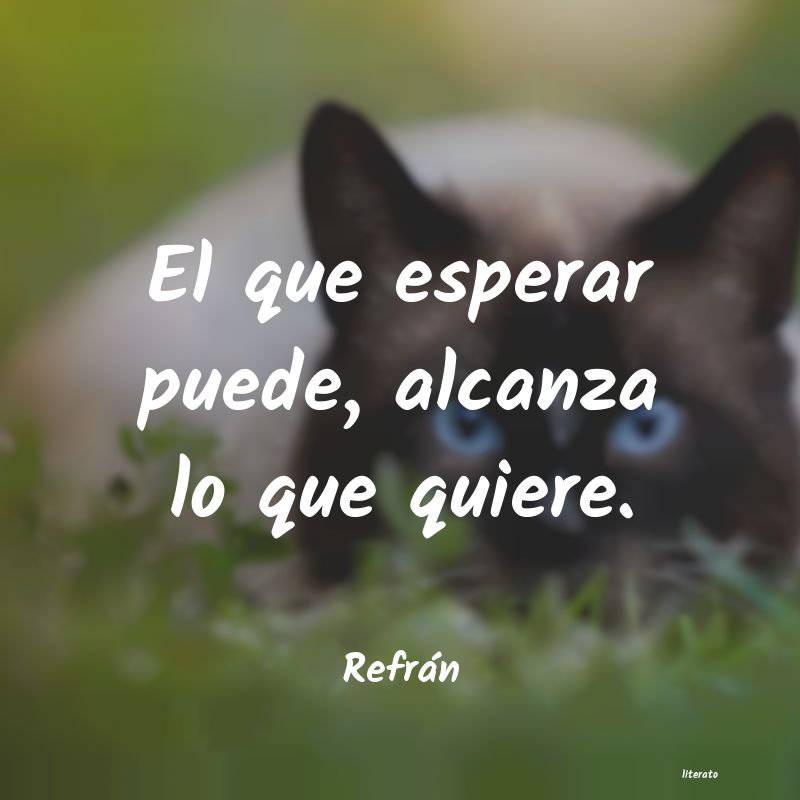 Frases de Refrán