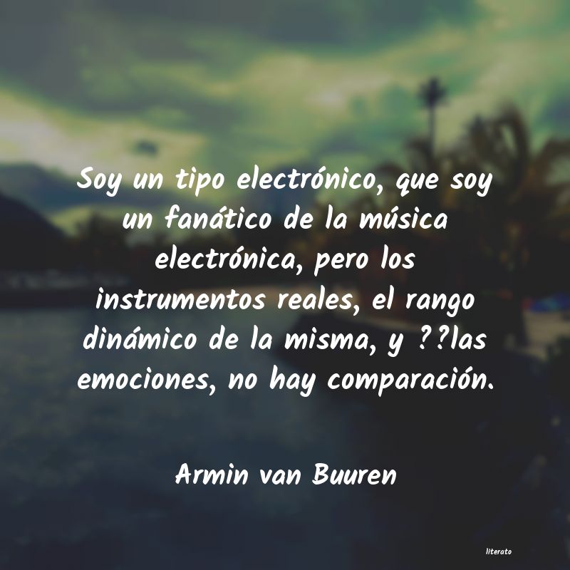 Frases de Armin van Buuren