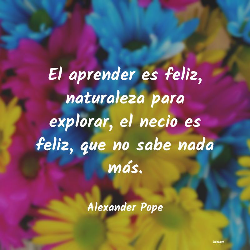 Frases de Alexander Pope