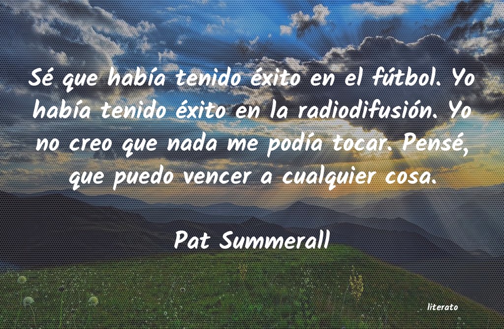 frases de Pat Summerall