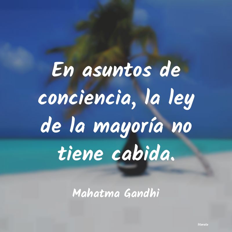 Frases de Mahatma Gandhi