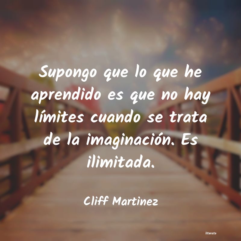 frases de Cliff Martinez