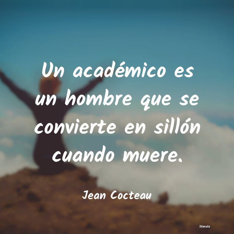 frases de Jean Cocteau
