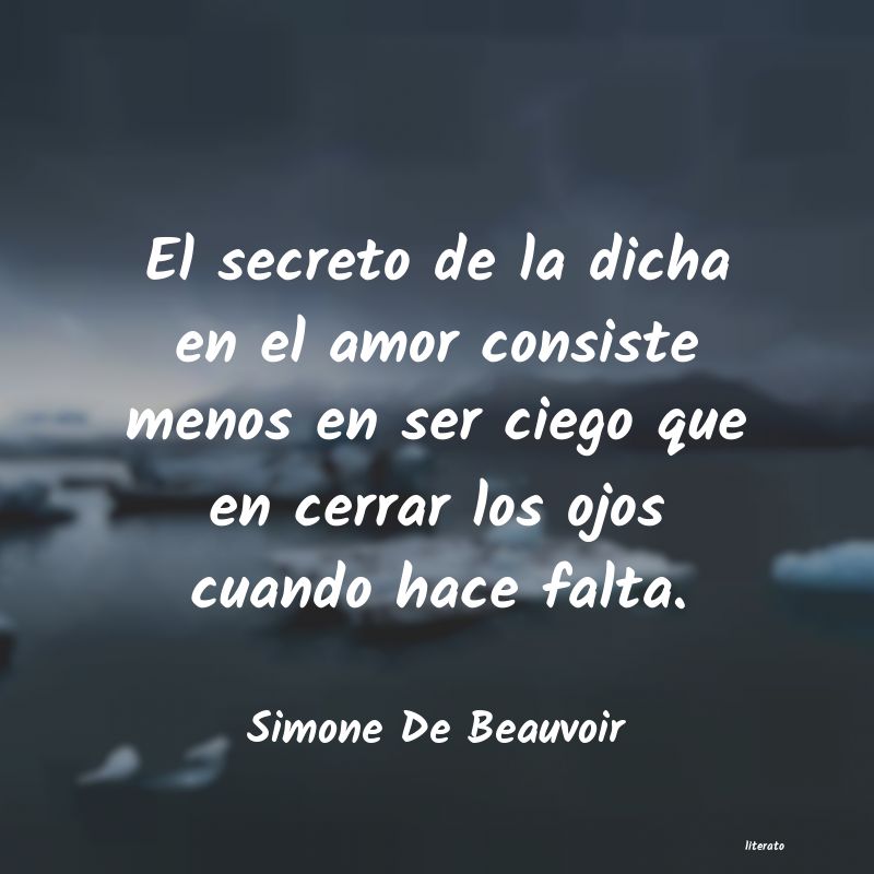 Frases de Simone De Beauvoir