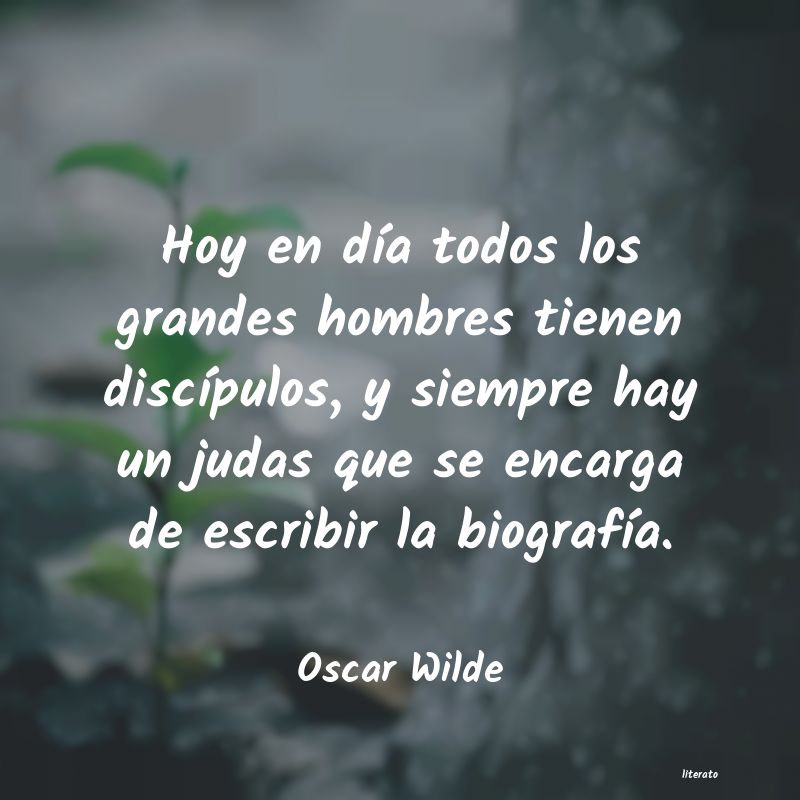 frases de Oscar Wilde