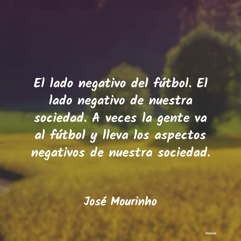 frases de José Mourinho