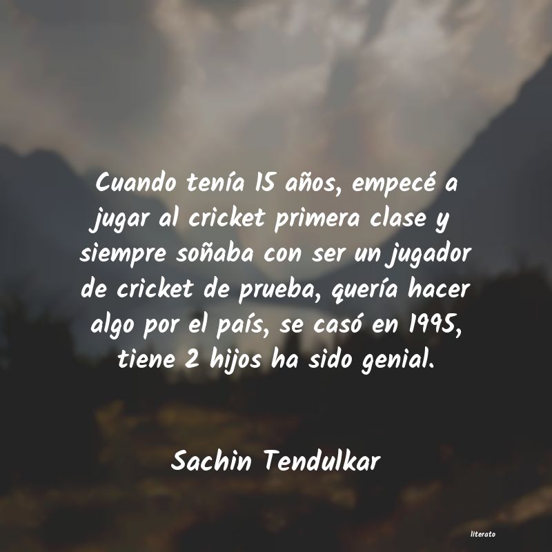 frases de Sachin Tendulkar