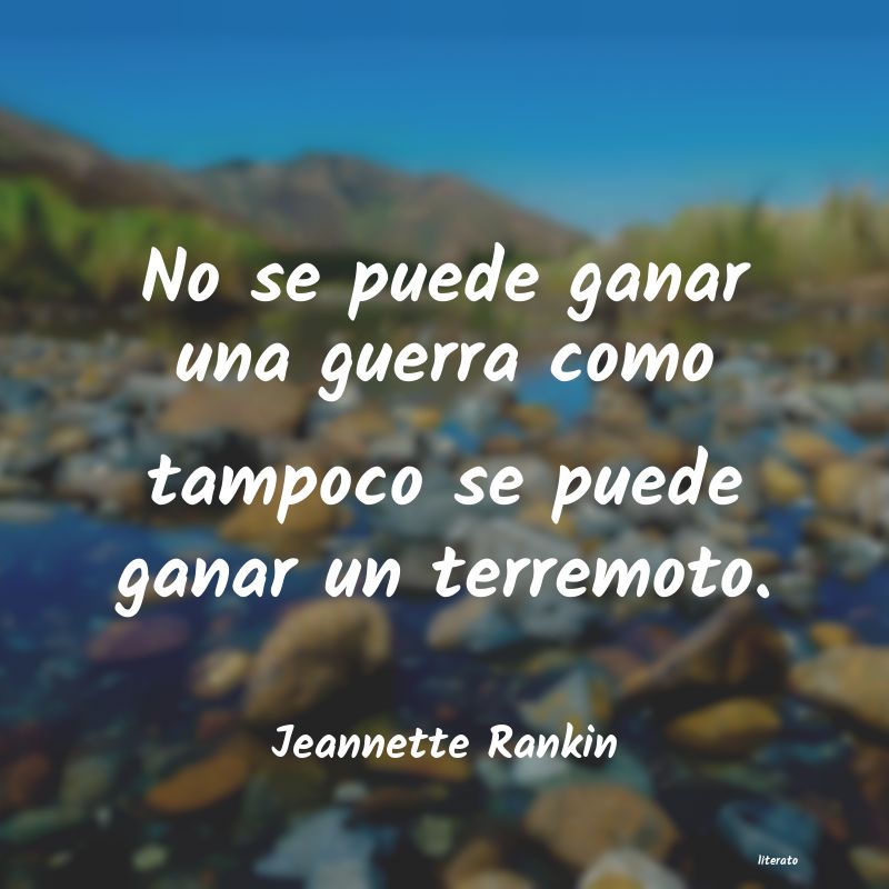 frases de Jeannette Rankin