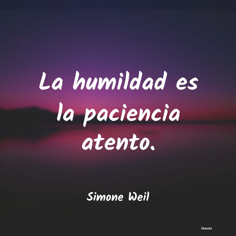 frases de Simone Weil