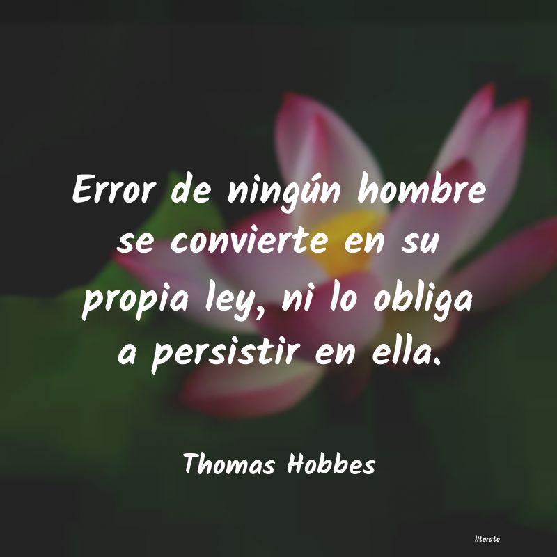 frases de Thomas Hobbes