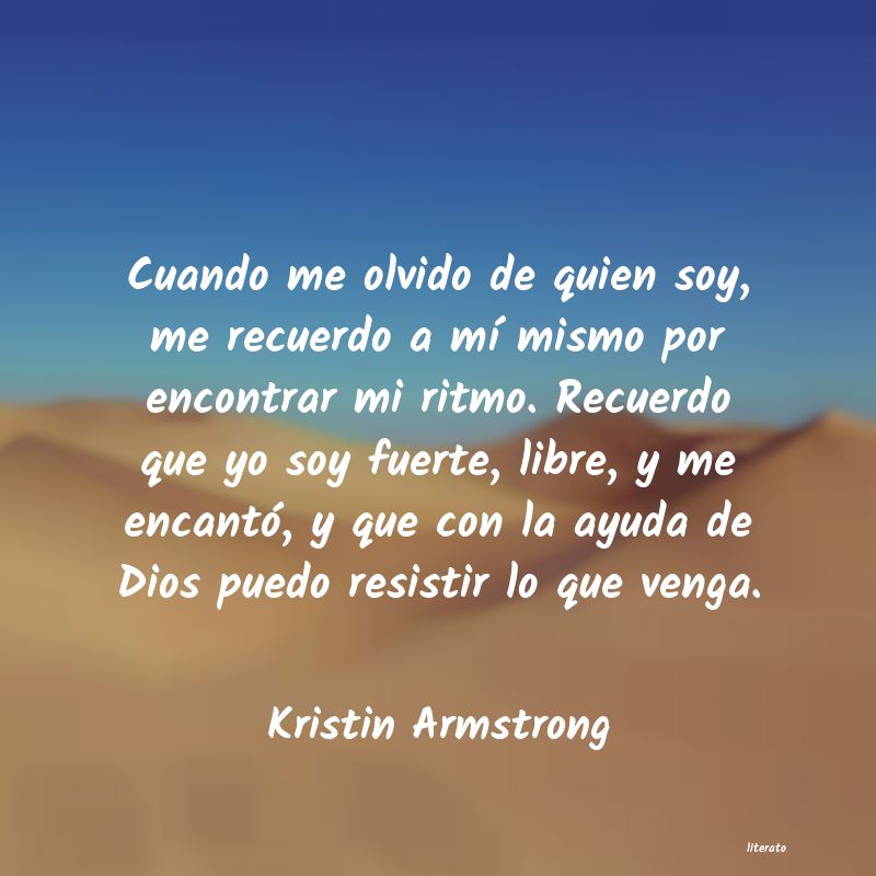 Frases de Kristin Armstrong