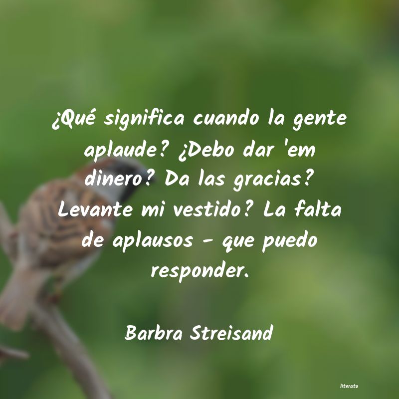 frases de Barbra Streisand