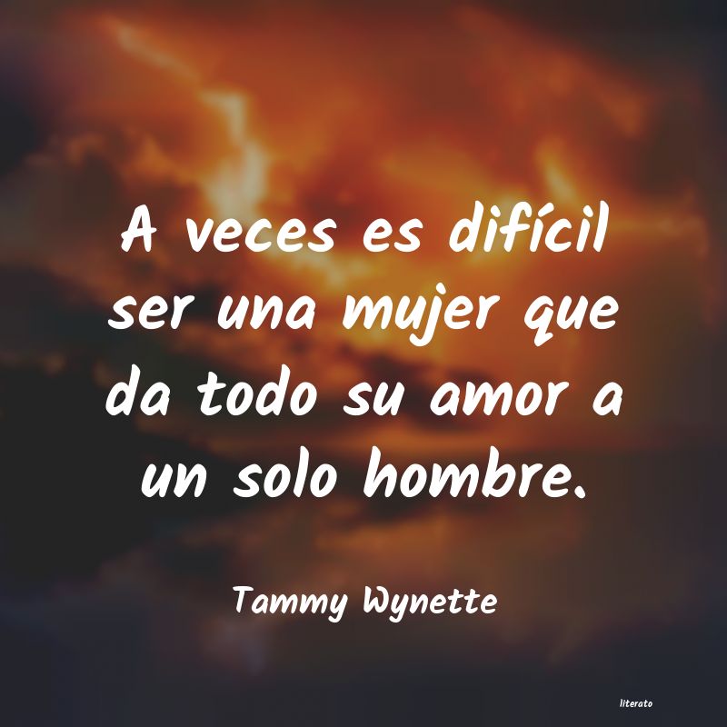 Frases de Tammy Wynette