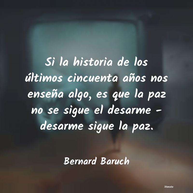 Frases de Bernard Baruch