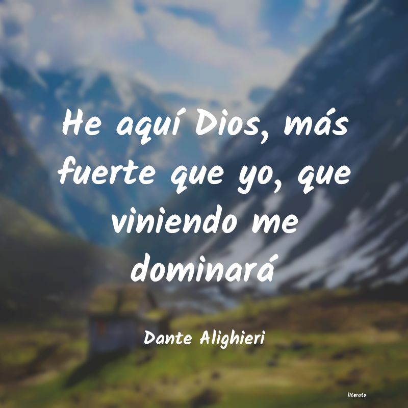 Frases de Dante Alighieri