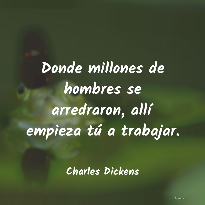 Frases de Charles Dickens