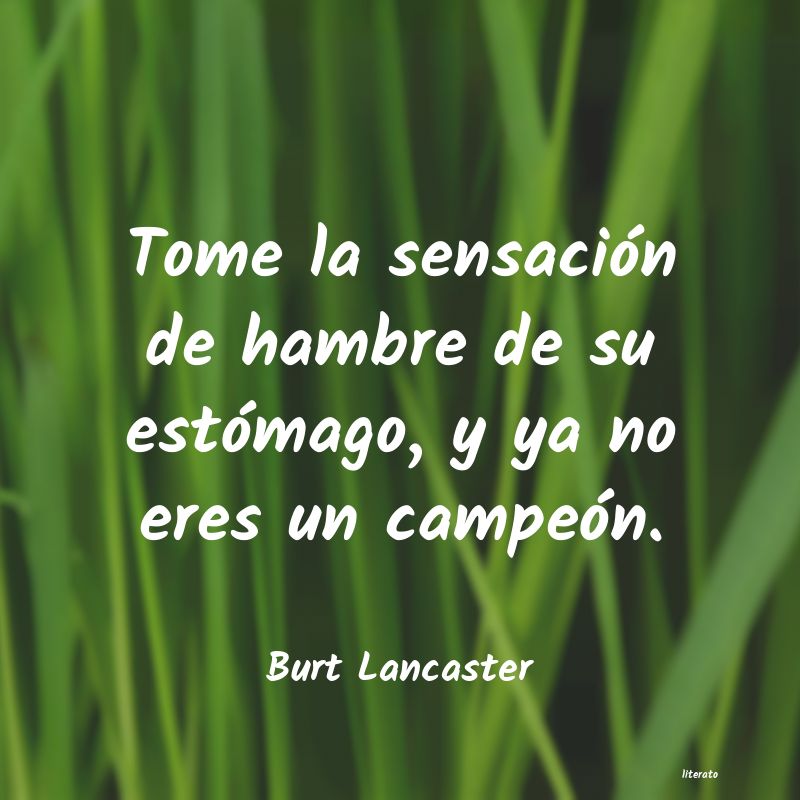 Frases de Burt Lancaster