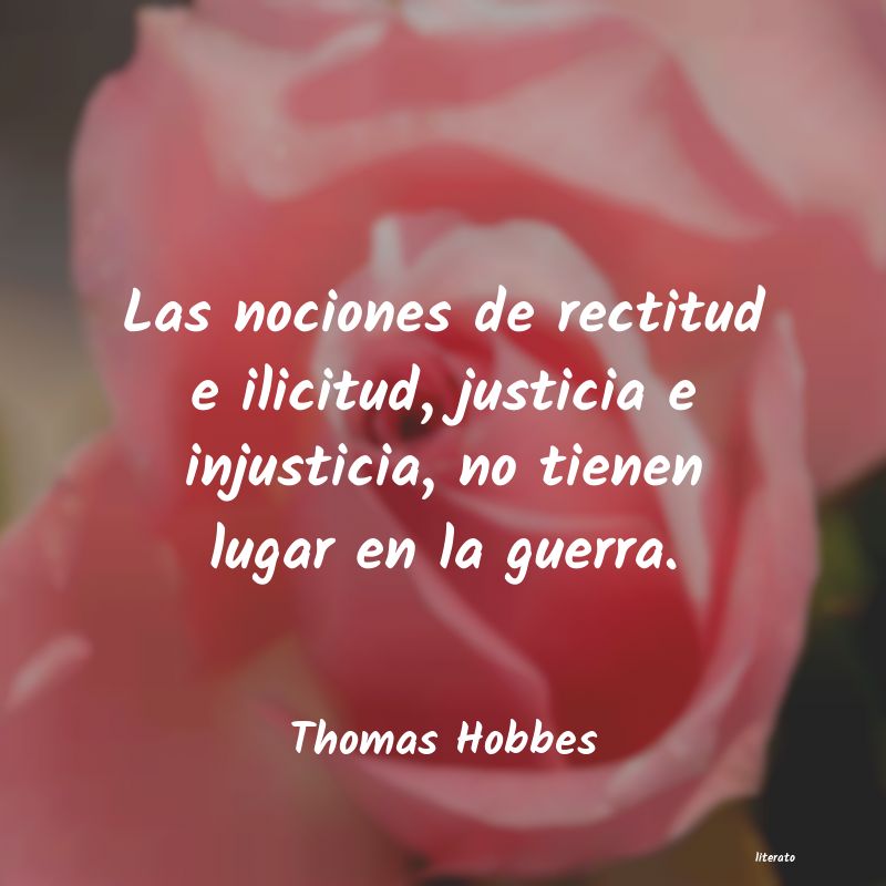 frases de Thomas Hobbes