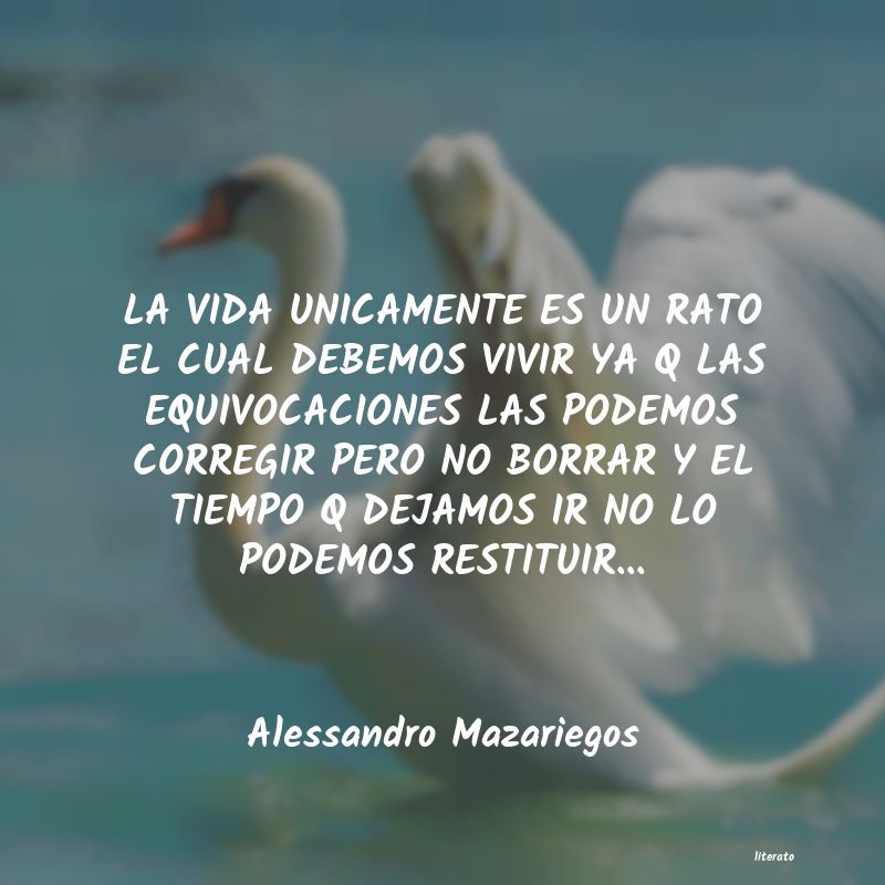 Frases de Alessandro Mazariegos