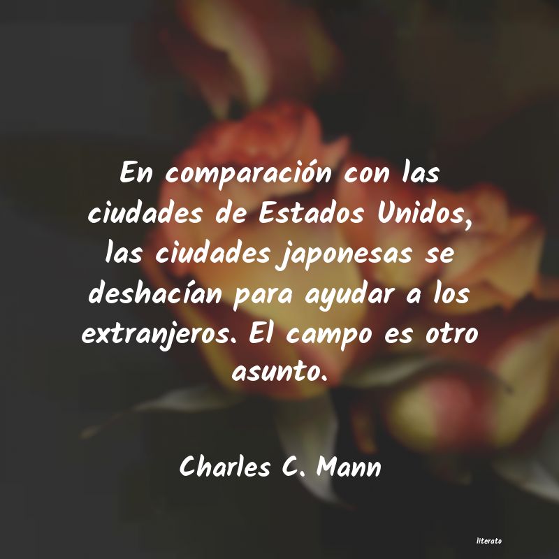 frases de Charles C. Mann