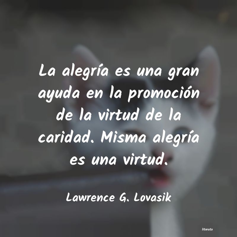 frases de Lawrence G. Lovasik
