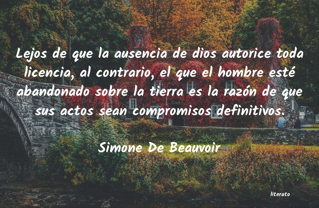 Frases de Simone De Beauvoir