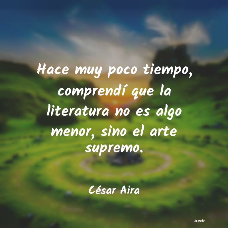 Frases de César Aira