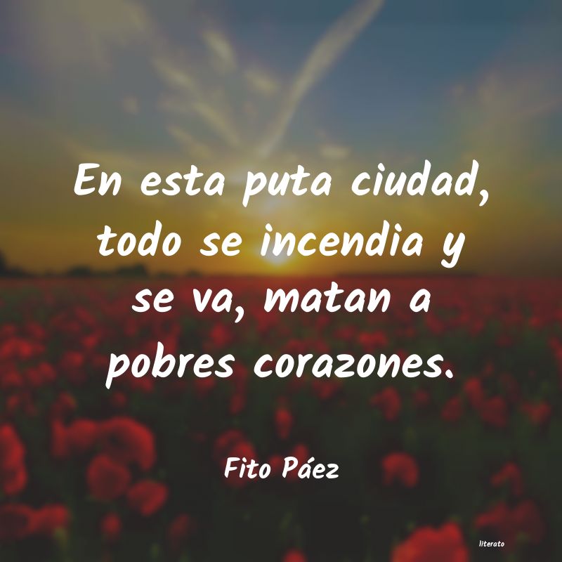 Frases de Fito Páez