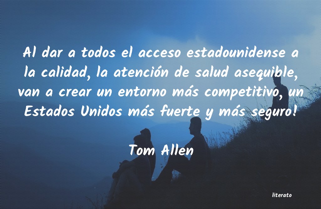 Frases de Tom Allen