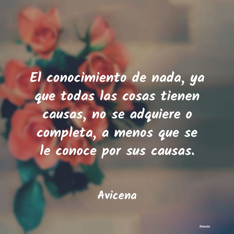Frases de Avicena