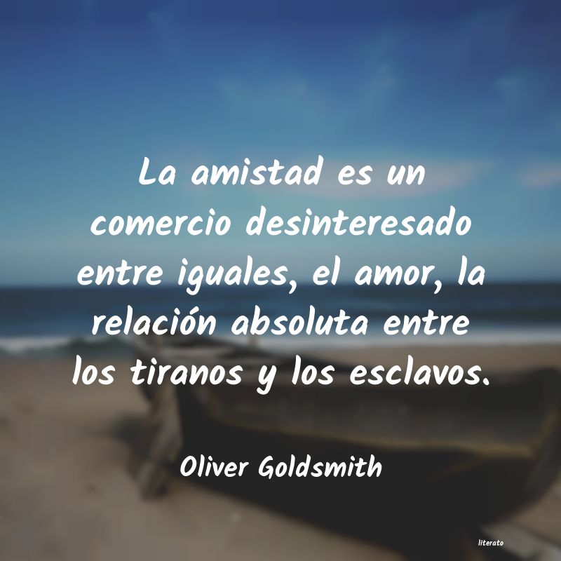 Frases de Oliver Goldsmith